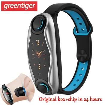 T90 Fitness Bracelet Bluetooth 5.0 with Wireless Earphones IP67 Waterproof Smart Watch for Android IOS Phone Wome Men Smart Band
T90 Fitness Bracelet Bluetooth 5.0 with Wireless Earphones IP67 Waterproof Smart Watch for Android IOS Phone Wome Men Smart Band