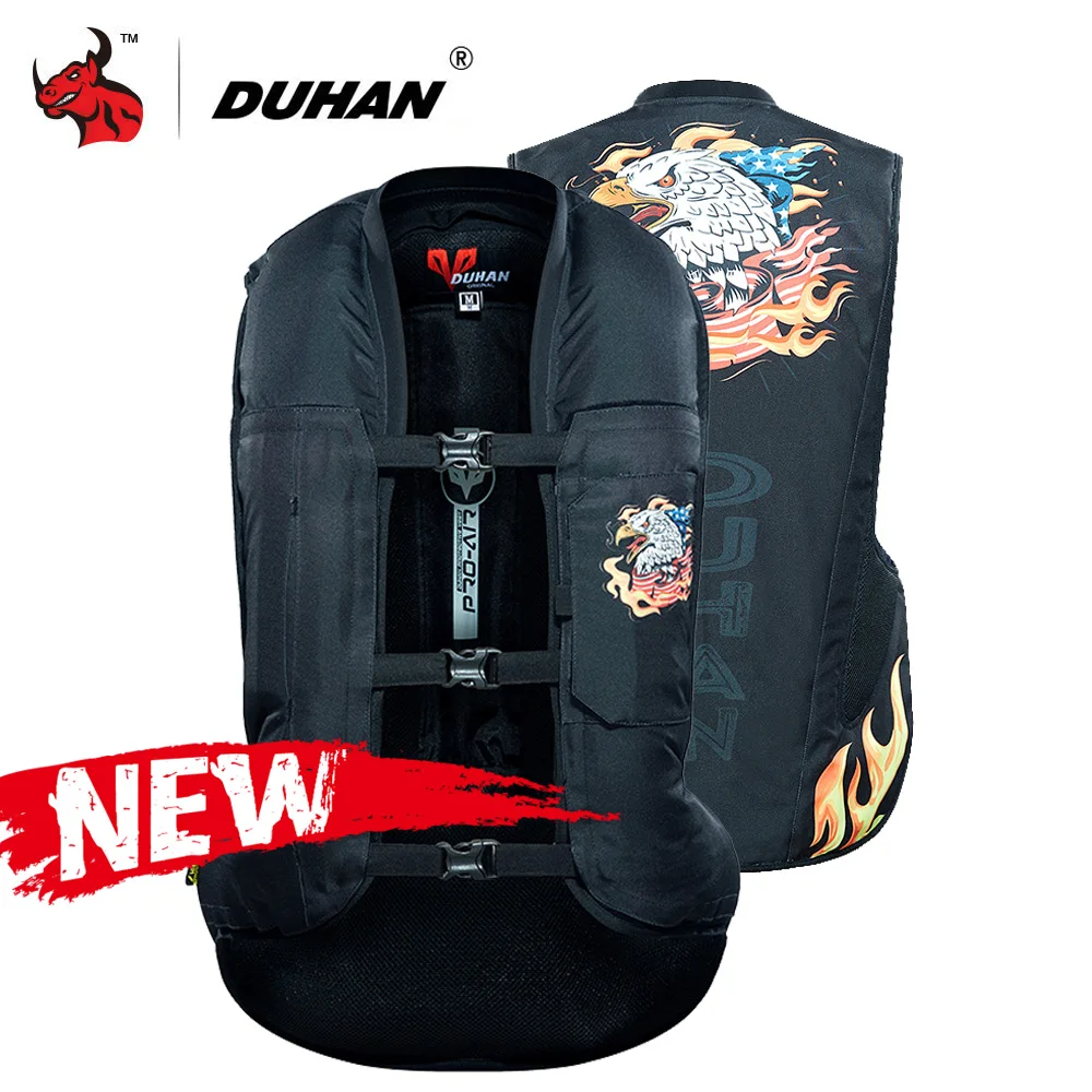 DUHAN New Motorcycle Jacket Air-bag Vest Motorcycle Vest Air Bag System Protective Gear Reflective Motorbike Airbag Moto Vest
DUHAN New Motorcycle Jacket Air-bag Vest Motorcycle Vest Air Bag System Protective Gear Reflective Motorbike Airbag Moto Vest
