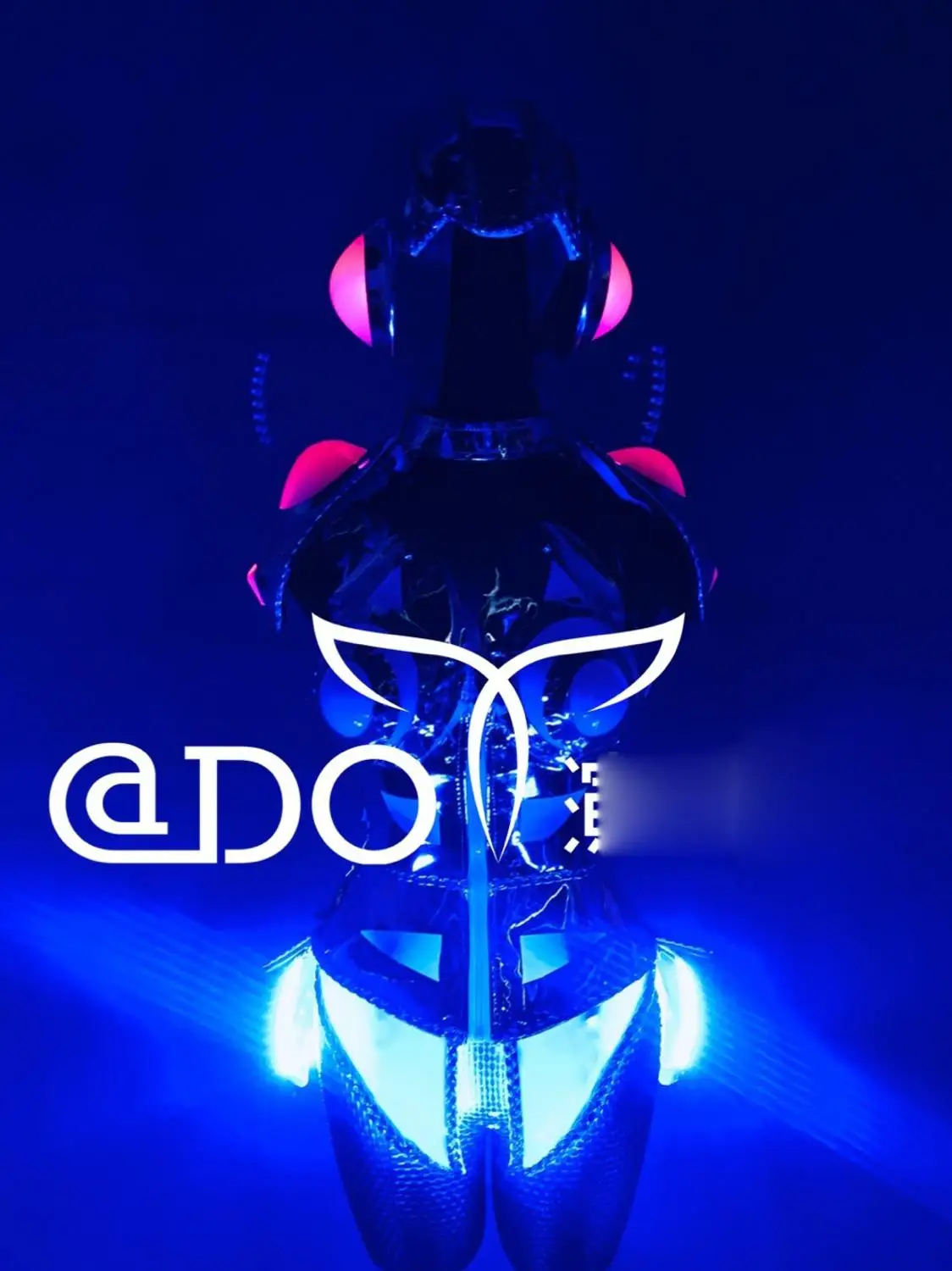 

Светящаяся броня для вечерние сценическое шоу танцевальная одежда для бара ночного клуба GOGO светодиодная технология чувство костюм для выступления