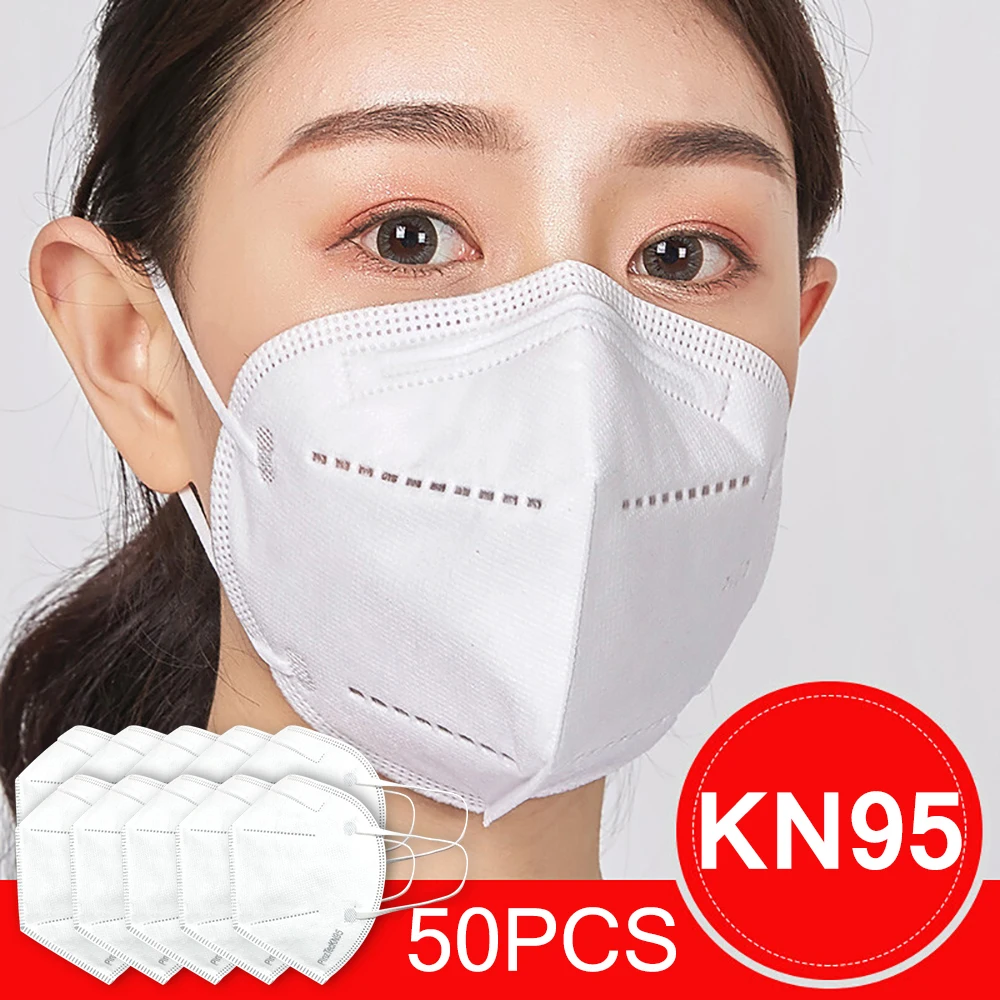 50pcs KN95 Disposable Face Mouth Mask Protect Mask 4 Layers Filter Dustproof Non Woven Protective Mouth Masks Fast Shipping
50pcs KN95 Disposable Face Mouth Mask Protect Mask 4 Layers Filter Dustproof Non Woven Protective Mouth Masks Fast Shipping