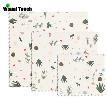 Visual Touch Leaves Print Cloth Natural Beeswax Wrap Organic Reusable Food Wraps Sandwich Storage Zero Waste Party Wrap
Visual Touch Leaves Print Cloth Natural Beeswax Wrap Organic Reusable Food Wraps Sandwich Storage Zero Waste Party Wrap