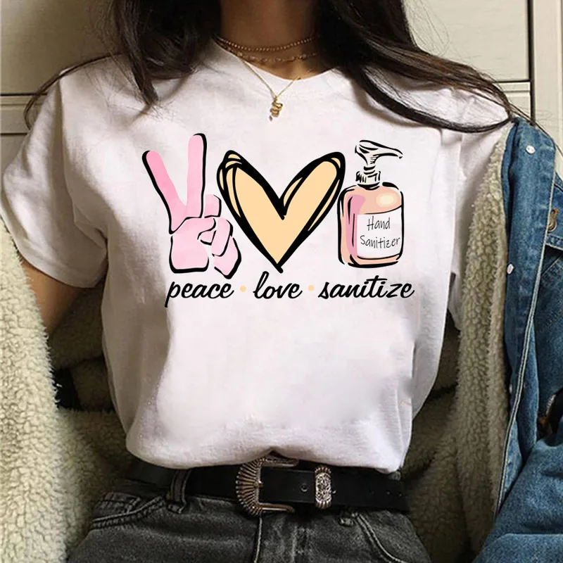 

Women t shirt 2022 Female Cartoon Print Tops Tee Short Sleeve Casual Ulzzang Clothes Kawaii Harajuku White T-Shirt XXX