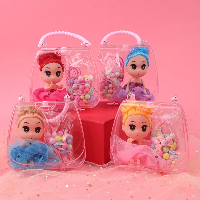 handbag Beaded doll Dressing box Children's puzzle handicraft toys DIY Bracelet Necklace Princess Doll decoration
handbag Beaded doll Dressing box Children's puzzle handicraft toys DIY Bracelet Necklace Princess Doll decoration