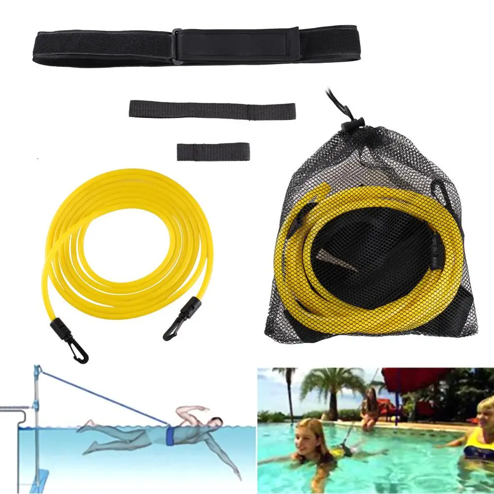 Adjustable Swim Training Resistance Belt Adult Kids Swimming Exerciser Safety Rope Leash Mesh Pocket Swimming Tools
Adjustable Swim Training Resistance Belt Adult Kids Swimming Exerciser Safety Rope Leash Mesh Pocket Swimming Tools