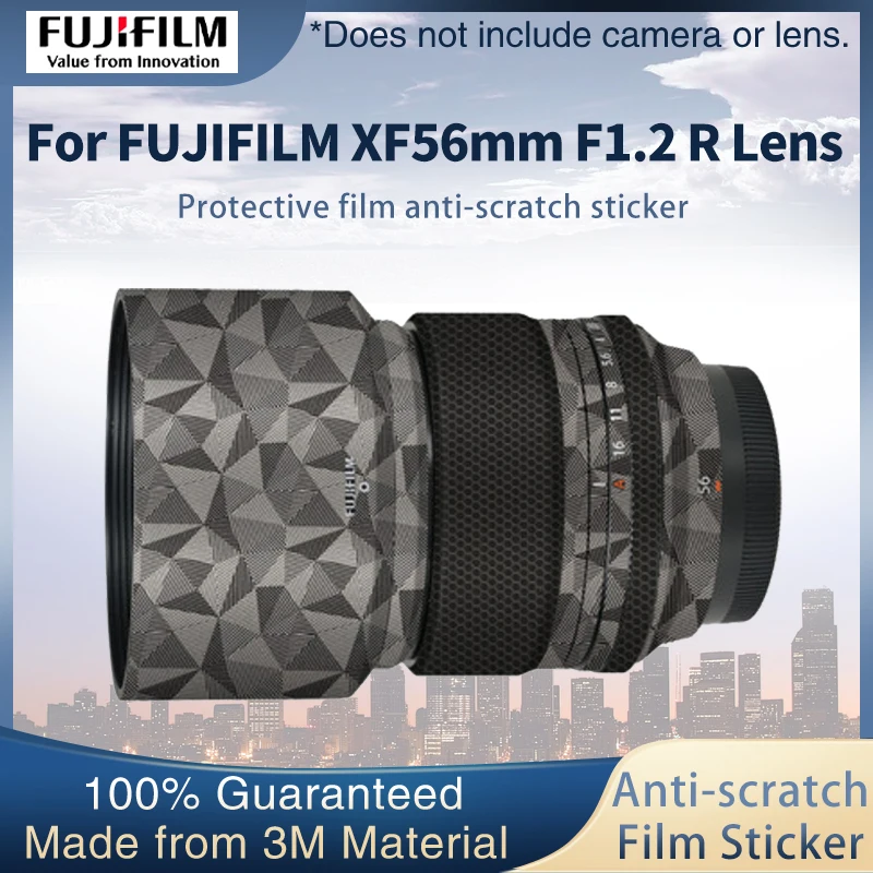 Защитная пленка для объектива FUJIFILM XF56mm F1.2 R, пленка для защиты объектива от царапин
Защитная пленка для объектива FUJIFILM XF56mm F1.2 R, пленка для защиты объектива от царапин
