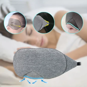 3D Breathable Sleep Mask Blindfold Sleeping Eye Mask Full Block Out Cover Shade Eye Patch Sleeping Aid Eyepatch Nose Adjustable
3D Breathable Sleep Mask Blindfold Sleeping Eye Mask Full Block Out Cover Shade Eye Patch Sleeping Aid Eyepatch Nose Adjustable