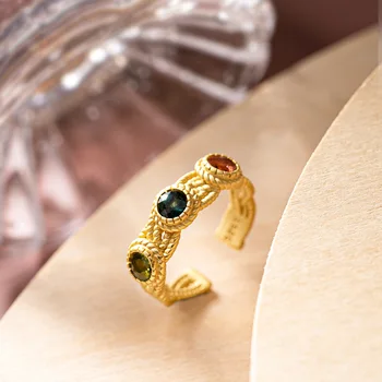 Natural tourmaline ring with 925 sterling silver women brand jewelry 925 ring natural stone jewelry rose gold ring 925 
Natural tourmaline ring with 925 sterling silver women brand jewelry 925 ring natural stone jewelry rose gold ring 925