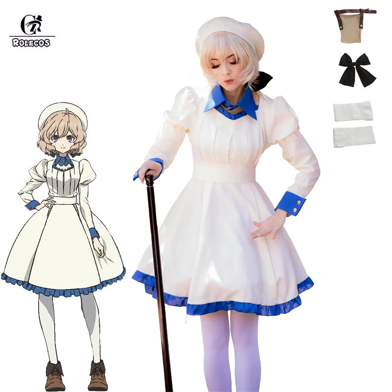 ROLECOS In Spectre Kotoko Iwanaga костюм для косплея аниме Kyokou Suiri косплей в/спектре шляпа