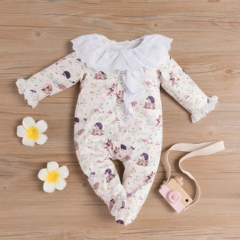 Pudcoco Newborn Baby Girl Clothes Flower Print Long Sleeve Lace Ruffle Peter Pan Collar Romper Jumpsuit One-Piece Clothes
Pudcoco Newborn Baby Girl Clothes Flower Print Long Sleeve Lace Ruffle Peter Pan Collar Romper Jumpsuit One-Piece Clothes