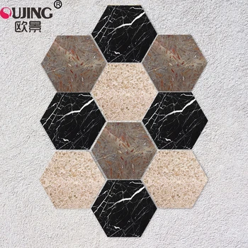 Three-color Mixing Marble Twill Hexagon Tiles Floors Wall Sticker Kitchen Bathroom Non-slip Mat Tiles Vinyl DIY Floor Art Mural
Three-color Mixing Marble Twill Hexagon Tiles Floors Wall Sticker Kitchen Bathroom Non-slip Mat Tiles Vinyl DIY Floor Art Mural