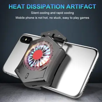 

Water-cooled Mobile Phone Radiator Game Controller Cooling Fan Playing Games Gamepad Heat Sink Heat Dissipation for Apple Androi