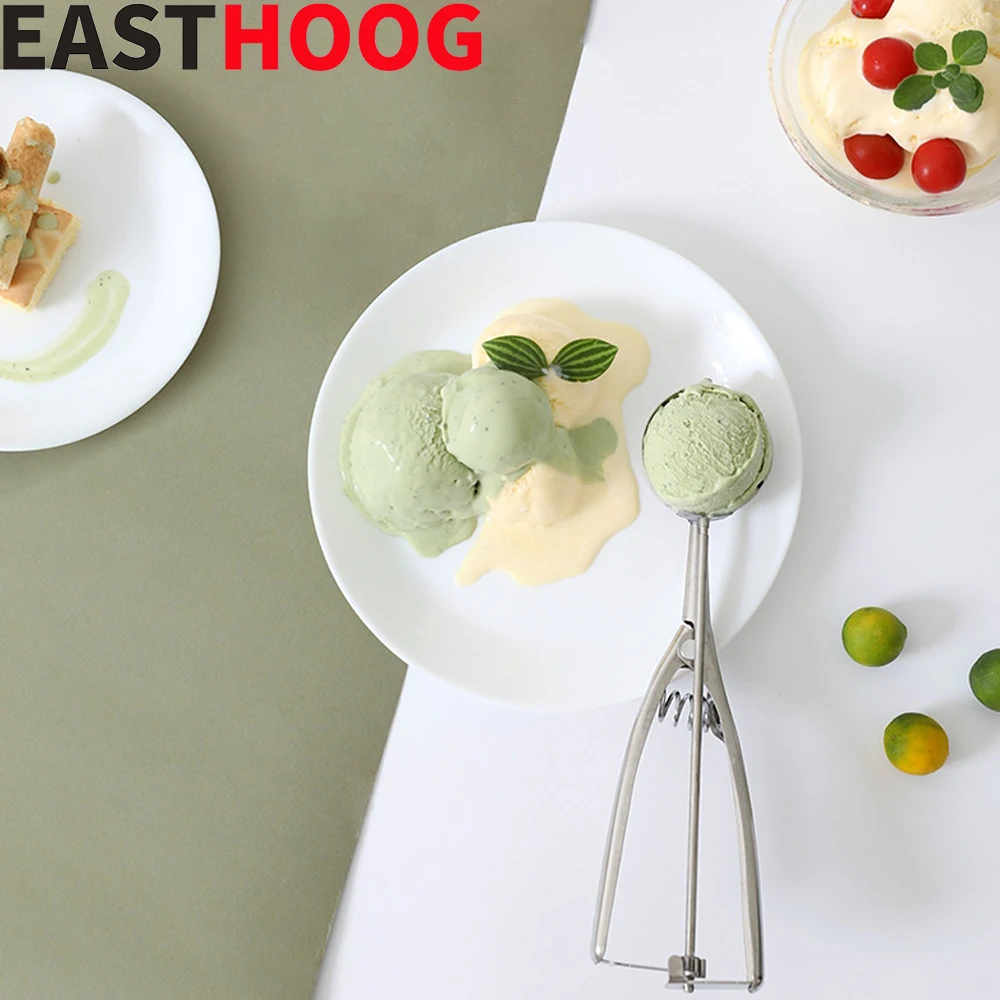Stainless Steel Ice Cream Scoop Kitchen Tools 3 Size Spring Handle Mash Potato Watermelon Ball Scoop Home Kitchen Accessories
Stainless Steel Ice Cream Scoop Kitchen Tools 3 Size Spring Handle Mash Potato Watermelon Ball Scoop Home Kitchen Accessories