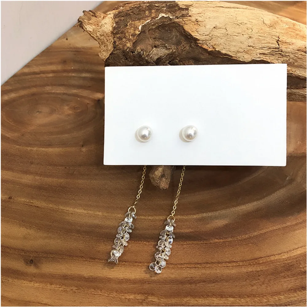 Long Transparent Crystal Baroque Pearl Tassel Pendant Geometric Fashion Women's Ear Rings 2019 Hypoallergenic Wedding Jewelry
Long Transparent Crystal Baroque Pearl Tassel Pendant Geometric Fashion Women's Ear Rings 2019 Hypoallergenic Wedding Jewelry
