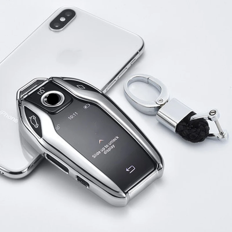 For BMW LCD Key Cover for 7 Series 730li 740 Models 6 Series Gt 5 Series 530le New X3 X5 Car Keychain Cover Decoration
For BMW LCD Key Cover for 7 Series 730li 740 Models 6 Series Gt 5 Series 530le New X3 X5 Car Keychain Cover Decoration