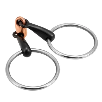 New Hot Stainless Steel Horse Mouth Bit Horse Mouth Piece Equestrian Snaffle Copper Link Bit Horse Racing Accessory
New Hot Stainless Steel Horse Mouth Bit Horse Mouth Piece Equestrian Snaffle Copper Link Bit Horse Racing Accessory