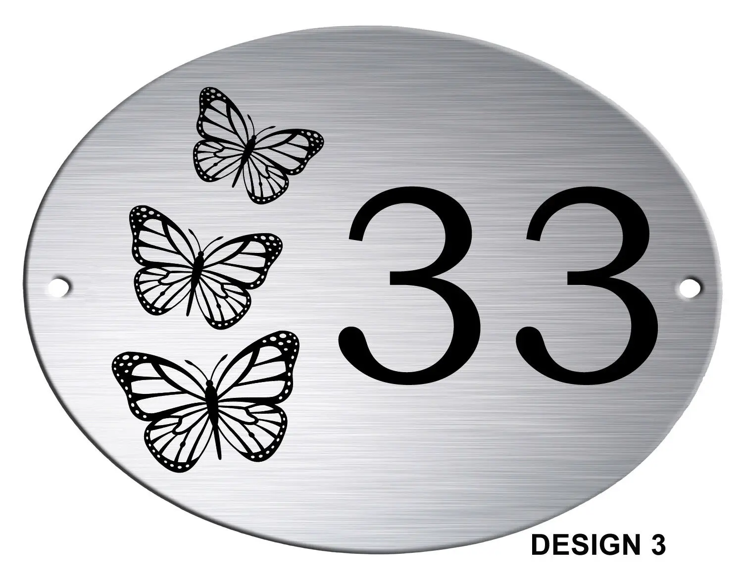 Customize Aluminium Silver Oval House,door,caravan Plaque/Sign/Plate Black CUSTOMISED
Customize Aluminium Silver Oval House,door,caravan Plaque/Sign/Plate Black CUSTOMISED