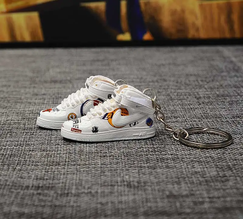 dropshipping Air Force 1 white sneaker keychains 1/6 SCALE 3D Mini Sneaker JORDAN keychain doll accessory
dropshipping Air Force 1 white sneaker keychains 1/6 SCALE 3D Mini Sneaker JORDAN keychain doll accessory