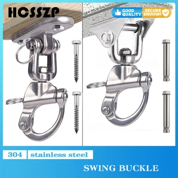Stainless Steel 360 Degree Rotation Hammock Mount Ceiling Spring Shackle Base Fans/Yoga/Gym/Sandbags/Hammocks/Rings Fixed Hook
Stainless Steel 360 Degree Rotation Hammock Mount Ceiling Spring Shackle Base Fans/Yoga/Gym/Sandbags/Hammocks/Rings Fixed Hook