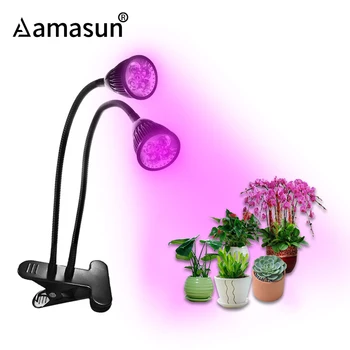 360 Degrees Flexible Clip LED Grow Light Full Spectrum US EU Plug Plant Growth Light 10W Phyto Lamp For Plants Flowers Seeds veg
360 Degrees Flexible Clip LED Grow Light Full Spectrum US EU Plug Plant Growth Light 10W Phyto Lamp For Plants Flowers Seeds veg