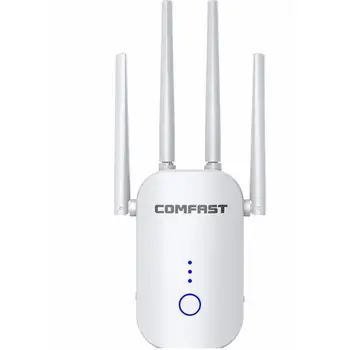 Wireless Wifi Repeater Wifi Range Extender Router Wi-Fi Signal Amplifier 1200Mbps WiFi Booster 5.8G Wi Fi Access Point
Wireless Wifi Repeater Wifi Range Extender Router Wi-Fi Signal Amplifier 1200Mbps WiFi Booster 5.8G Wi Fi Access Point