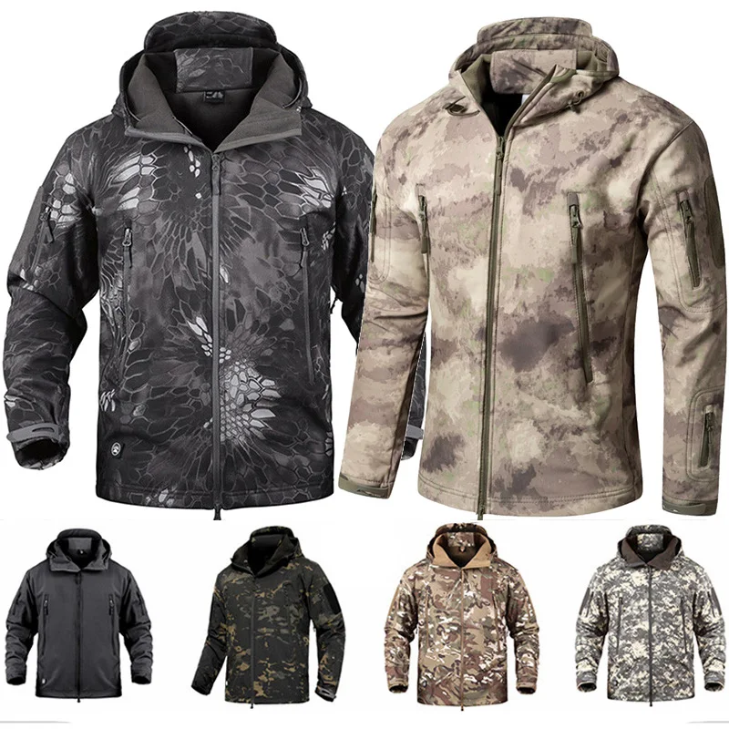 Winter Outdoor Men Military Tactical Hunting Jacket Waterproof Fleece Hunting Clothes Fishing Hiking Jacket Camping Army Coat
Winter Outdoor Men Military Tactical Hunting Jacket Waterproof Fleece Hunting Clothes Fishing Hiking Jacket Camping Army Coat
