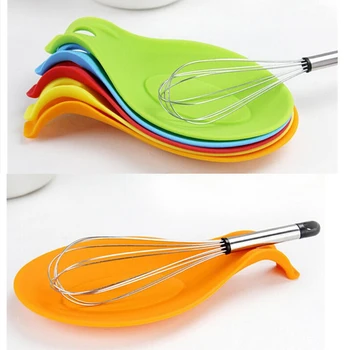 ZKNOC 1pc Silicone Spoon Rest Heat Resistant Utensil Spatula Holder Tray Placemat Spoon Utensil Rest Cooking Tool Kitchen Tools
ZKNOC 1pc Silicone Spoon Rest Heat Resistant Utensil Spatula Holder Tray Placemat Spoon Utensil Rest Cooking Tool Kitchen Tools