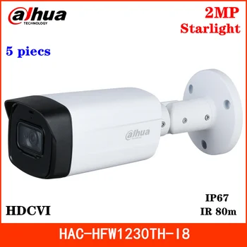 Dahua HDCVI Camera HAC-HFW1230TH-I8 2MP Starlight IR Bullet Camera Smart IR 80m Outdoor Waterproof IP67 for CCTV XVR Systems
Dahua HDCVI Camera HAC-HFW1230TH-I8 2MP Starlight IR Bullet Camera Smart IR 80m Outdoor Waterproof IP67 for CCTV XVR Systems