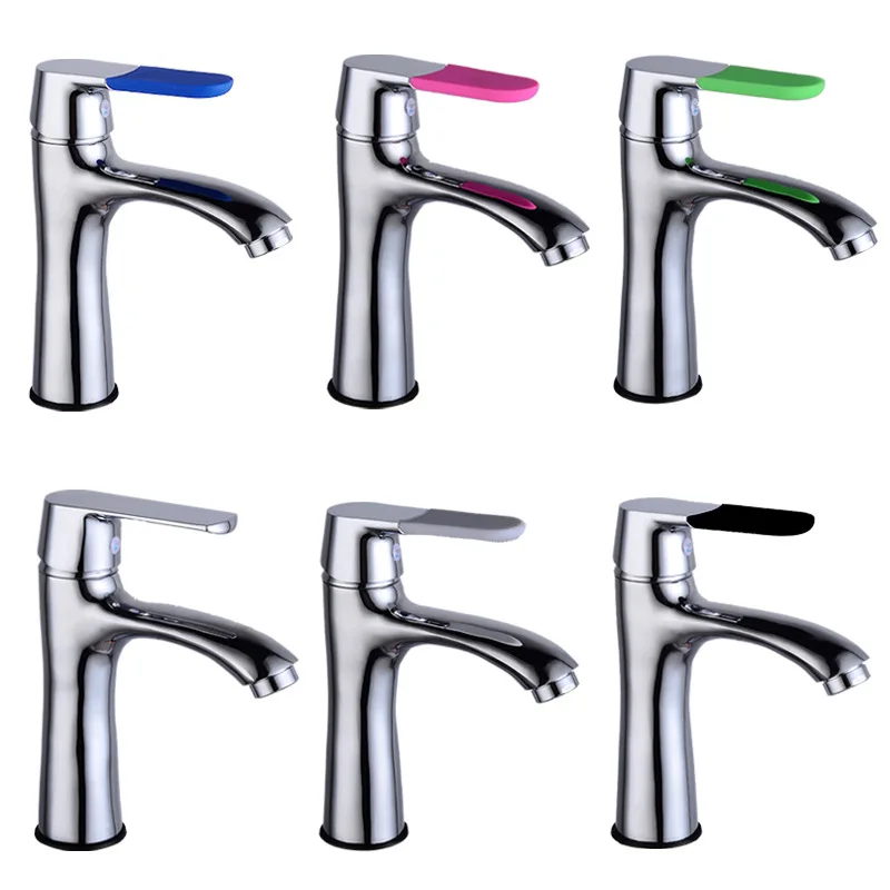 Total Copper Electroplating Single-Hole Basin Faucet Cold-Hot Mixing Faucet Platform Lower Basin Faucet
Total Copper Electroplating Single-Hole Basin Faucet Cold-Hot Mixing Faucet Platform Lower Basin Faucet