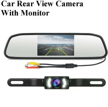 4.3" TFT LCD Monitor Night Vision Car Rear View Kit HD IR 170° Reversing Camera Rearview mirror display
4.3" TFT LCD Monitor Night Vision Car Rear View Kit HD IR 170° Reversing Camera Rearview mirror display
