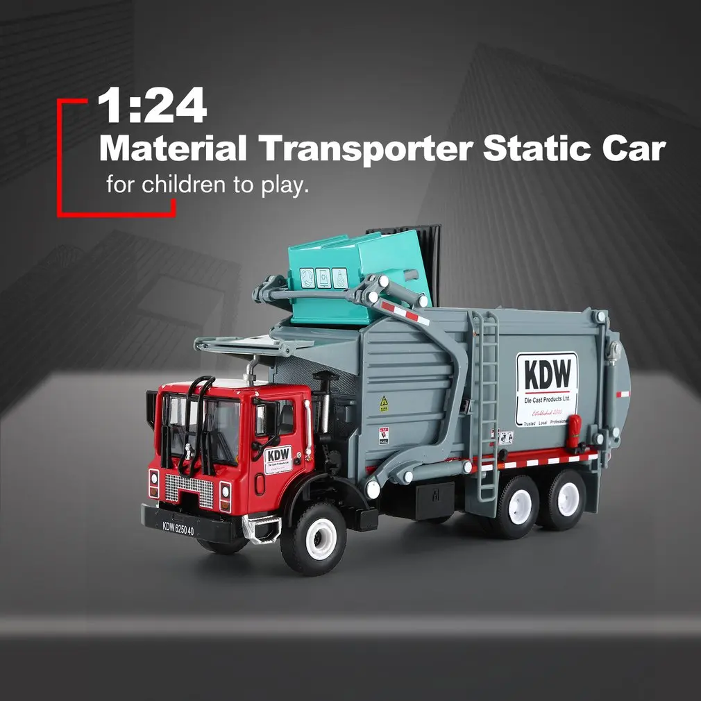 Vehicle 1:24 Material Transporter Static Car Kaidiwei 625040 Boxed Material Transporter Sanitation Cleaner Garbage Truck
Vehicle 1:24 Material Transporter Static Car Kaidiwei 625040 Boxed Material Transporter Sanitation Cleaner Garbage Truck