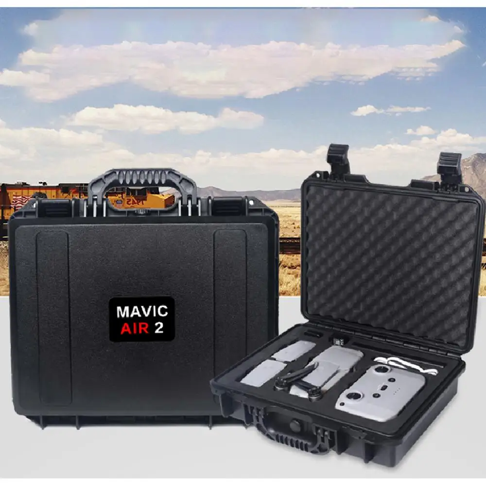 Explosion-proof Box Waterproof Storage Bag Hard Cover Shell Handbag Portable Case for D-JI Mavic Air 2 Drone Accessories
Explosion-proof Box Waterproof Storage Bag Hard Cover Shell Handbag Portable Case for D-JI Mavic Air 2 Drone Accessories