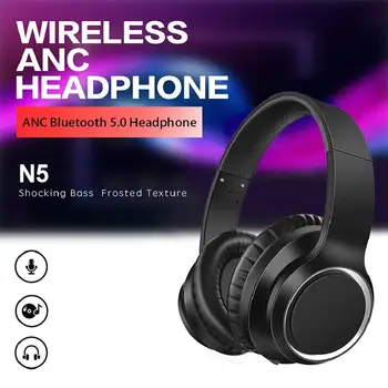 N5 HiFi Active Noise Cancelling wireless headphones bluetooth 5.0 Earphones Over ear headset with microphone for phones & music
N5 HiFi Active Noise Cancelling wireless headphones bluetooth 5.0 Earphones Over ear headset with microphone for phones & music