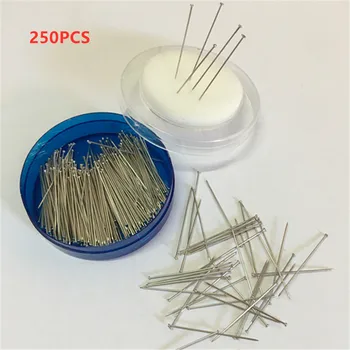 250pcs Stainless Steel Straight Pins 35mm Dressmaker Pins Quilt Applique Sewing Needle DIY Craft With Box Sewing Accessories 
250pcs Stainless Steel Straight Pins 35mm Dressmaker Pins Quilt Applique Sewing Needle DIY Craft With Box Sewing Accessories