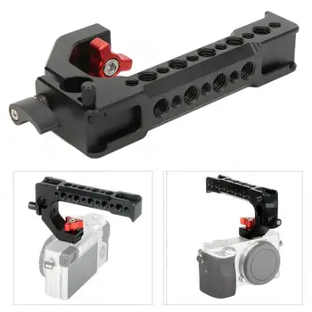 Black Aluminium Alloy Universal Hot/Cold Shoe Handle Bracket Mount Sling Grip for DSLR Mirrorless Camera Photo Studio 
Black Aluminium Alloy Universal Hot/Cold Shoe Handle Bracket Mount Sling Grip for DSLR Mirrorless Camera Photo Studio