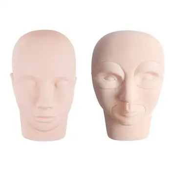 Rubber Fake Head Mould Excellent Craftsmanship Well Durability Massage Training Lash Graft Practice Model Makeup Display
Rubber Fake Head Mould Excellent Craftsmanship Well Durability Massage Training Lash Graft Practice Model Makeup Display