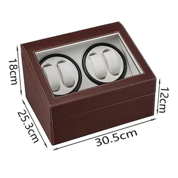 Brown Leather Watch Winder Storage Auto Display Case Box 4 6 Automatic Rotation Watch Display Case
Brown Leather Watch Winder Storage Auto Display Case Box 4 6 Automatic Rotation Watch Display Case