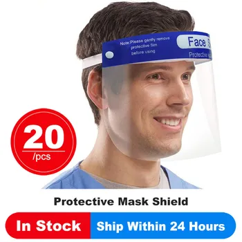 20PCS Transparent Face Shield Safety Protective Masks Anti-Fog Oil-Splash Proof Anti Dust-proof Full Face Mask Safety Masks
20PCS Transparent Face Shield Safety Protective Masks Anti-Fog Oil-Splash Proof Anti Dust-proof Full Face Mask Safety Masks