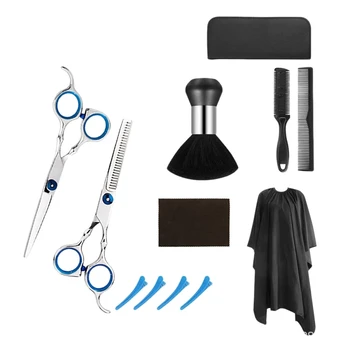 Hair Cutting Scissors Set 12 Pcs Hairdressing Scissors Kit, Hair Cutting Scissors, Thinning Shears, Salon, Barber, So On 
Hair Cutting Scissors Set 12 Pcs Hairdressing Scissors Kit, Hair Cutting Scissors, Thinning Shears, Salon, Barber, So On