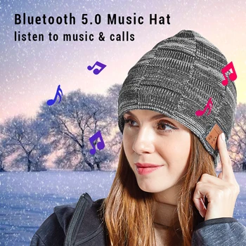 Winter Soft Cap Bluetooth Headphones Men/women Wireless Bluetooth Headset Warm Earphone Hat Music Handsfree Earphones For Phone
Winter Soft Cap Bluetooth Headphones Men/women Wireless Bluetooth Headset Warm Earphone Hat Music Handsfree Earphones For Phone