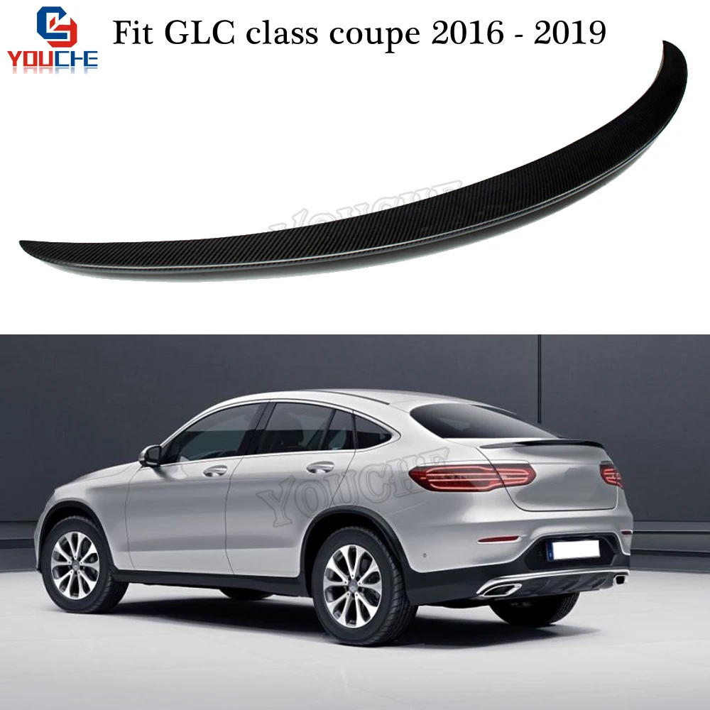 C253 купе спойлер из углеродного волокна крыло заднего багажника для Mercedes GLC W253 X253
