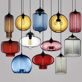 Pendant Lights Dining Room Kitchen Loft Hanglamp Industrial Decor Living Room Lighting Fixture Modern and Colorful Stained Glass 
Pendant Lights Dining Room Kitchen Loft Hanglamp Industrial Decor Living Room Lighting Fixture Modern and Colorful Stained Glass