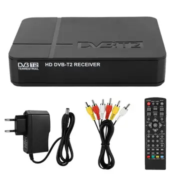 DVB-T/T2 Set-top Box DVB TV Box Support 3D Interface Compatible with Broadband LCD Monitor EU Plug 100-240V
DVB-T/T2 Set-top Box DVB TV Box Support 3D Interface Compatible with Broadband LCD Monitor EU Plug 100-240V