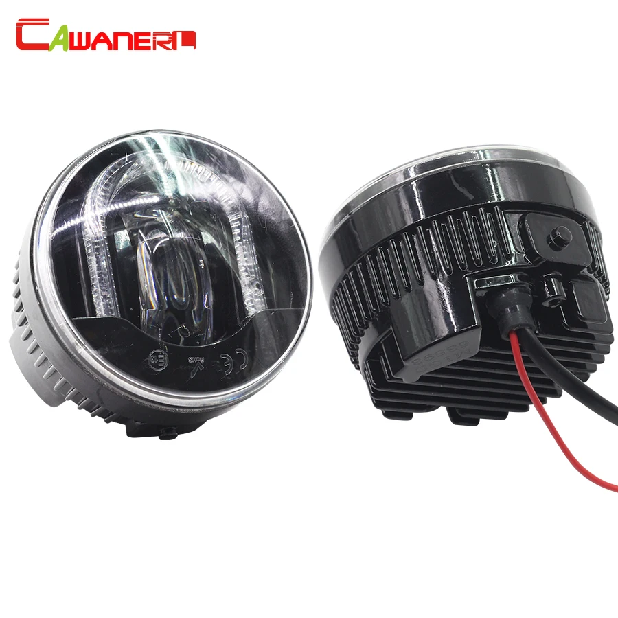 Cawanerl 2 Pieces Car LED Light Source Fog Daytime Running Lamp DRL 12V High Power For Dacia Logan Sandero Solenza | Автомобили и