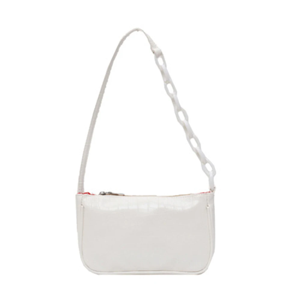 Women Simple Style Solid Color Shoulder Bag Stone Pattern Personalized Plastic Chain Decoration Square Bag for Dating/Traveling
Women Simple Style Solid Color Shoulder Bag Stone Pattern Personalized Plastic Chain Decoration Square Bag for Dating/Traveling
