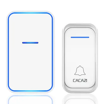 CACAZI Wireless Doorbell Waterproof 300M Remote US EU UK Plug Smart Home Doorbell Wireless House Phone Chime Calling Button 220V
CACAZI Wireless Doorbell Waterproof 300M Remote US EU UK Plug Smart Home Doorbell Wireless House Phone Chime Calling Button 220V