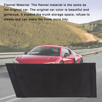 Flocking Surface Car Rear Trunk Storage Side Baffle Storage Board Shape Clapboard Special for Tesla Model 3
Flocking Surface Car Rear Trunk Storage Side Baffle Storage Board Shape Clapboard Special for Tesla Model 3