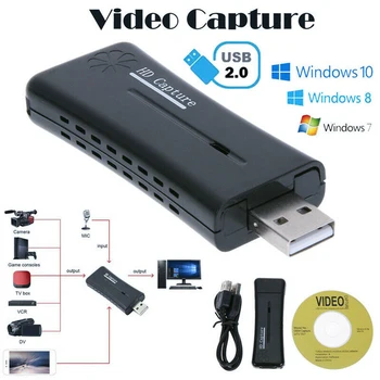 HD Video Capture Card USB2.0 1080P 60FPS Recorder Box for XBOX PS4 Support for Computer Converter Video Capture
HD Video Capture Card USB2.0 1080P 60FPS Recorder Box for XBOX PS4 Support for Computer Converter Video Capture