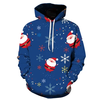 Men's Christmas Hoodies Sweatshirt Autumn Winter Casual 3D Santa Claus Printing Long Sleeve Funny Sweatshirts Tops
Men's Christmas Hoodies Sweatshirt Autumn Winter Casual 3D Santa Claus Printing Long Sleeve Funny Sweatshirts Tops