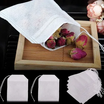 100 Pcs Tea Bags Bags For Tea Bag Infuser With String Heal Seal 5.5 X 7CM Sachet Filter Paper Teabags Empty Tea Bags
100 Pcs Tea Bags Bags For Tea Bag Infuser With String Heal Seal 5.5 X 7CM Sachet Filter Paper Teabags Empty Tea Bags