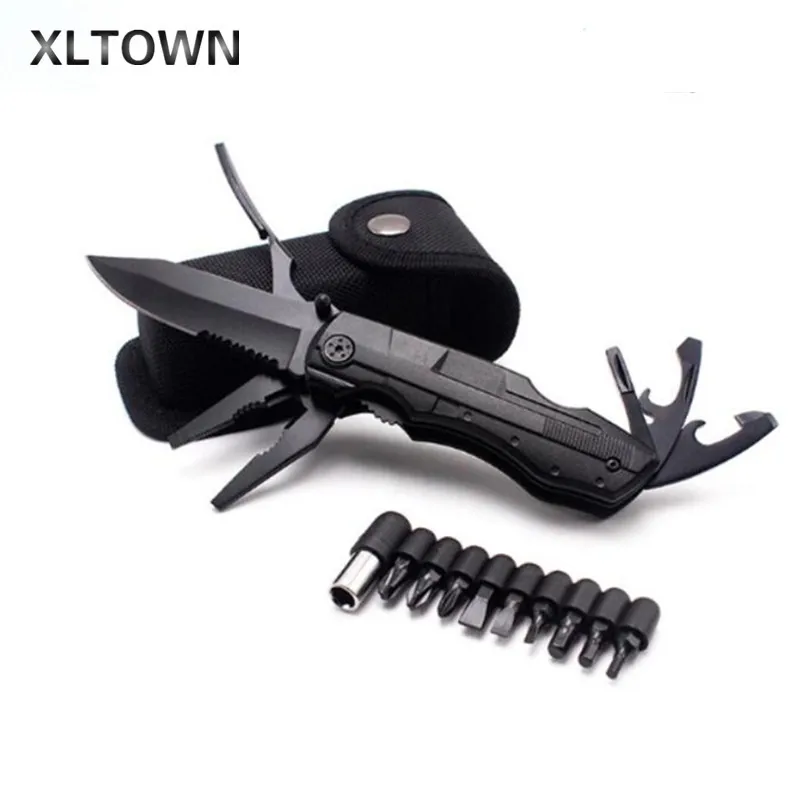 XLTOWN Folding Knife Combination Tool Multi-function Screwdriver Pliers Knife Combination Tool Outdoor Survival Tool Knife
XLTOWN Folding Knife Combination Tool Multi-function Screwdriver Pliers Knife Combination Tool Outdoor Survival Tool Knife
